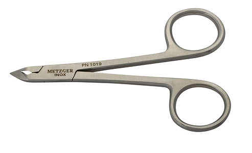 Кусачки Metzger -ножницы для кожи PN-1019-D (6мм) матовые