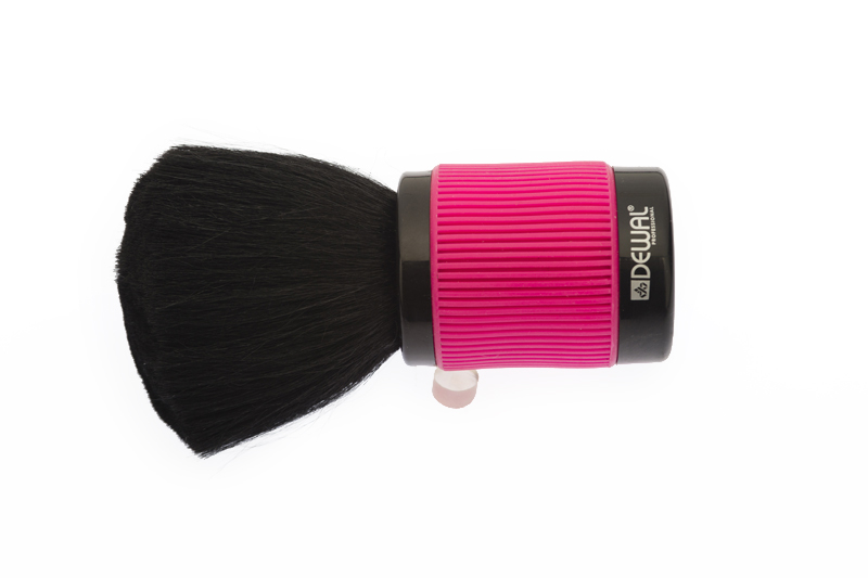 Щетка-сметка Dewal (NB001 Pink) Настольная ручка-пластик прорезинненная натур. щетина
