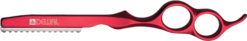 Бритва Dewal (М2134-RD) филировочная со станком красная