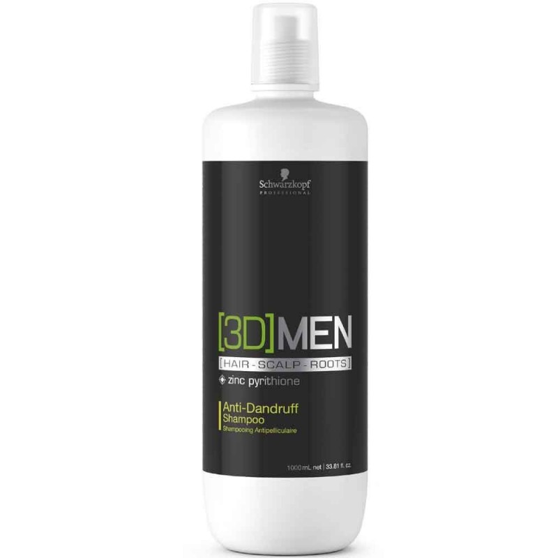 Schwarzkopf 3D MEN Шампунь против перхоти 1000 мл (265)