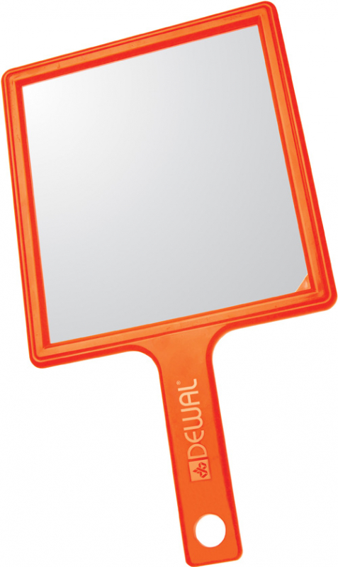 Зеркало Dewal (MR-051) заднего вида оранжевое 21,5*23,5 см. прямоугольное