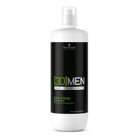 Schwarzkopf 3D MEN Шампунь для волос и тела 1000 мл (306)