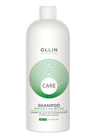 OLLIN Care Шампунь для восстановления структуры волос 1000 мл (726925/157)