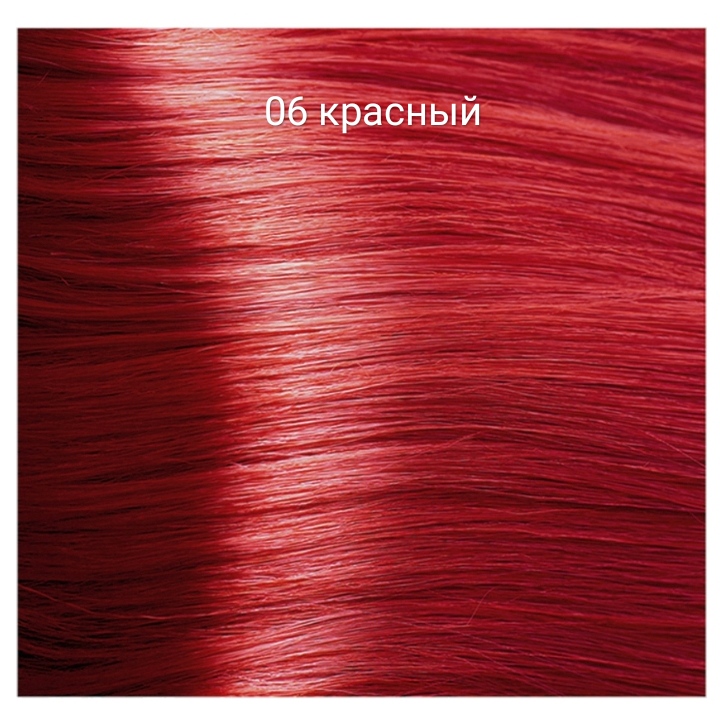 Kapous Крем-краска Kapous Magic Keratin «Non Ammonia» Усилитель 06 Красный 100 мл