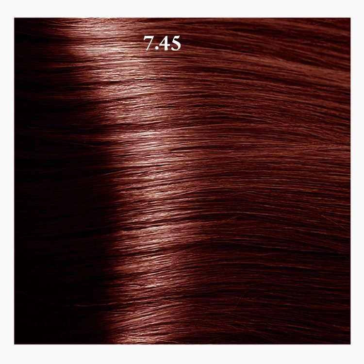 Kapous Крем-краска Kapous Magic Keratin «Non Ammonia» 7.45 Медно-махагоновый блонд 100 мл