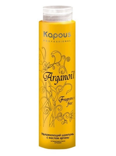 Kapous Professional "Arganoil" Увлажняющий шампунь с маслом Арганы 300 мл (Арт.320)