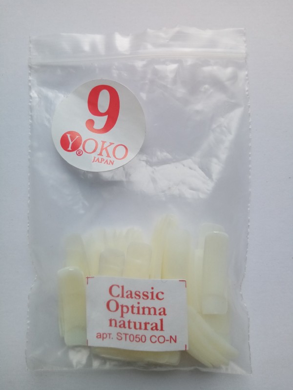 Типсы YOKO Classic optima natural №09 (50шт/пакет) ST050 CO-N-09