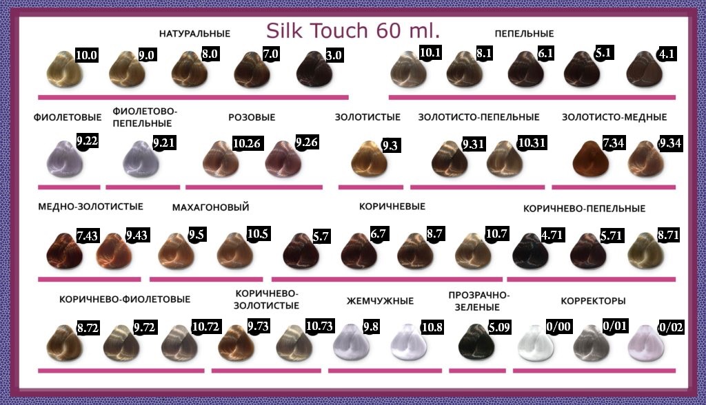 OLLIN SILK TOUCH Безаммиачная Крем-краска 7/0 Русый