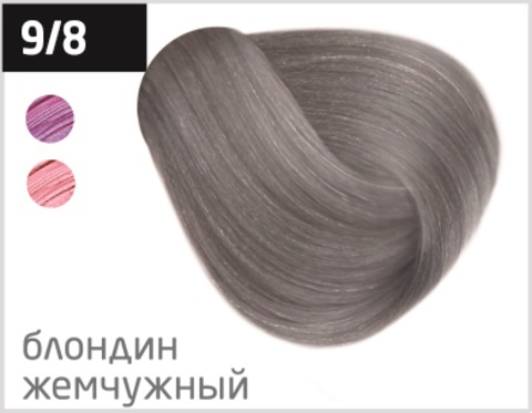 OLLIN SILK TOUCH Безаммиачная Крем-краска 9/8 Блондин жемчужный