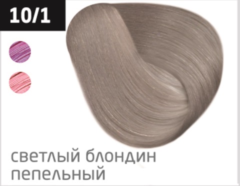 OLLIN SILK TOUCH Безаммиачная Крем-краска 10/1 Светлый блондин пепельный