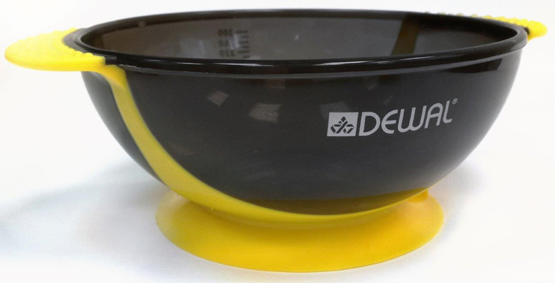 Чаша Dewal (Т-18yellow) для окраски желтая с 2-мя ручками 300 мл