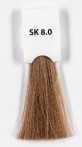 Kaaral Крем-краска "Baco COLOR" 8.0 SK (100 мл) Светлый блондин для седины