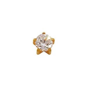 Серьги СТАДЭКС "М" №100 Белый / Крапан /окись ЦИРКОНИЯ