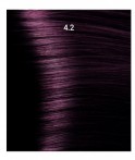Kapous Крем-краска "Kapous Hyaluronic acidl" 4.2 Коричневый фиолетовый 100 мл