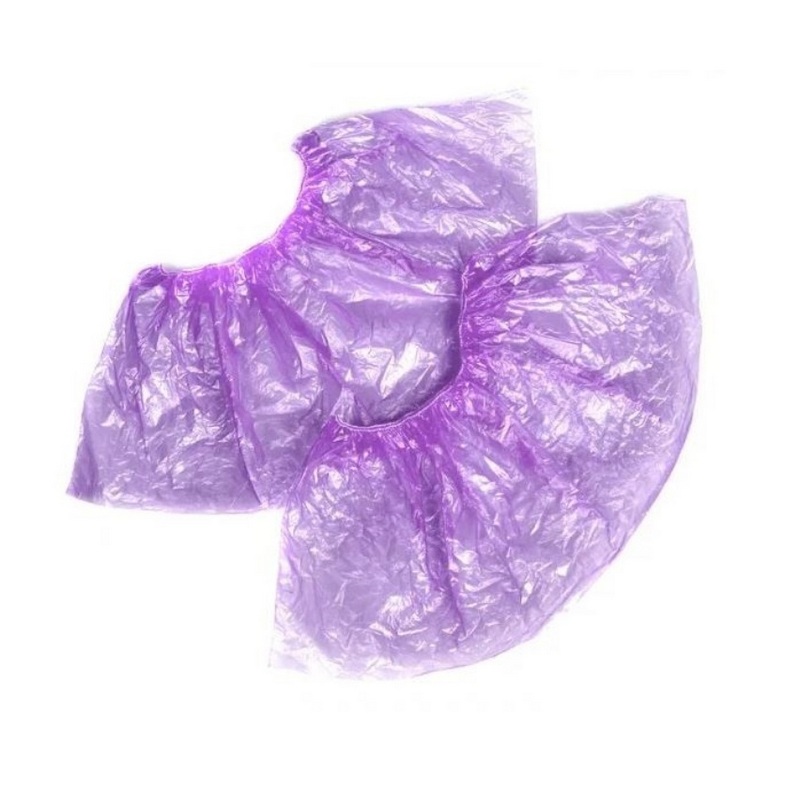 Бахилы (50 пар) утолщенные "Бриз" фиолетовые