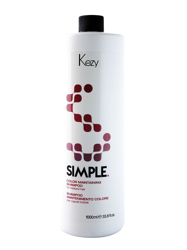 Kezy SIMPLE Окрашивание Шампунь для поддержания цвета волос 1000 мл (92002/92102