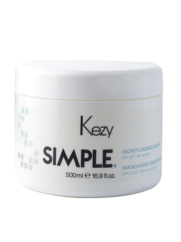 Kezy SIMPLE Увлажняющая Маска для всех типов волос 500 мл (92006/92106)