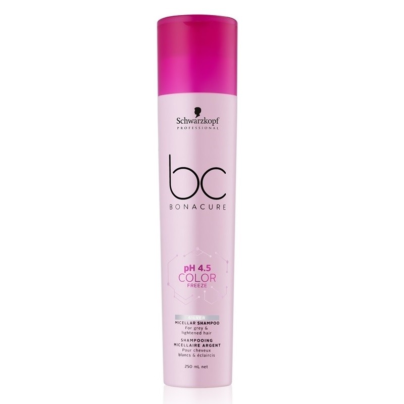 Schwarzkopf BC pH 4.5 Color Freeze Защита цвета Шампунь Нейтрализующий (Silver) 250 мл (023)