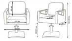 Кресло МД-201 бронза