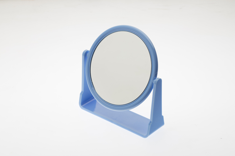 Зеркало Dewal (MR-115) настольное синее 17,8*16*1см оправа на пластиковой подставке