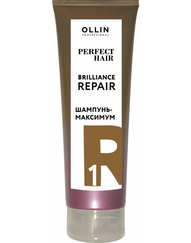 OLLIN PERFECT HAIR BRILLIANCE REPAIR 1 Шампунь-максимум. Подготовительный этап 250 мл (398790)