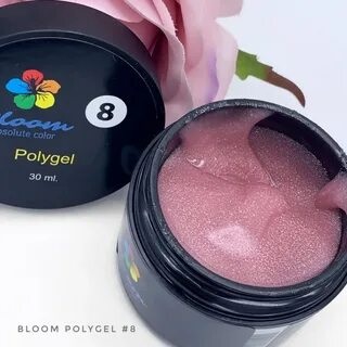 Bloom  Полигель№ 08 искрящийся розовый (30 мл)