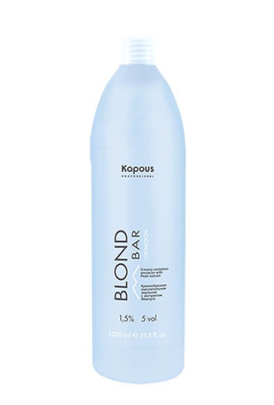 Kapous " Blond Bar" «Blond Cremoxon» Кремообразная окислительная эмульсия 1,5% (1000 мл) Арт.2462