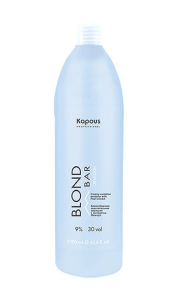 Kapous " Blond Bar" «Blond Cremoxon» Кремообразная окислительная эмульсия 9% (1000 мл) Арт.2466