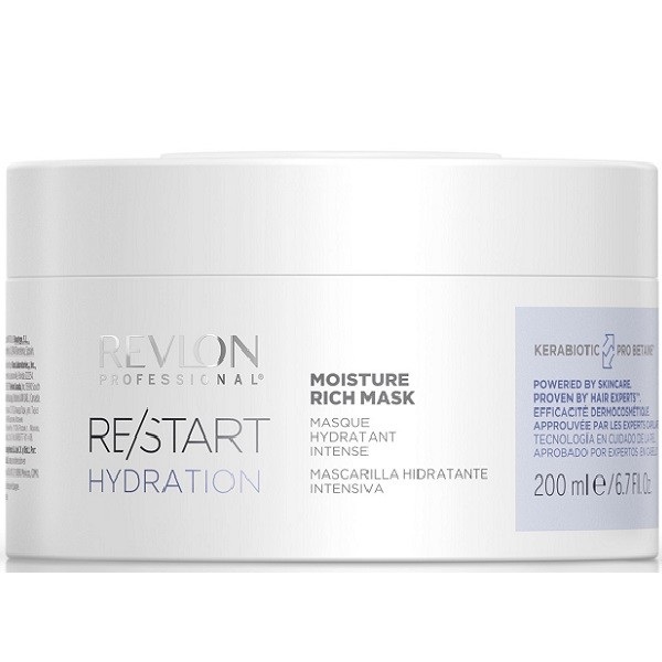 REVLON RESTART HYDRATION Интенсивно увлажняющая маска, 200 мл (7255908000/7260766000