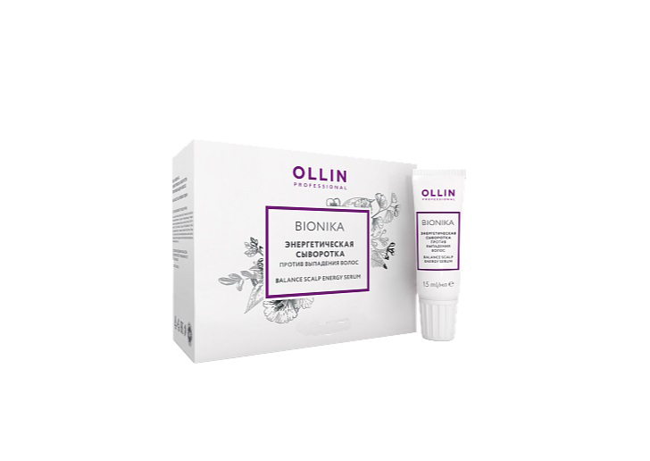 OLLIN BioNika Энергетическая сыворотка против выпадения волос 6*15 мл (398202)