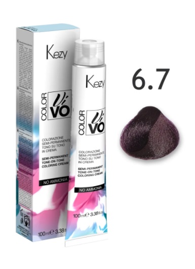 Kezy Color Vivo NO AMMONIA Крем-краска 6.7 (100 мл)