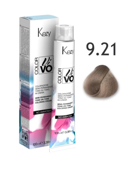 Kezy Color Vivo NO AMMONIA Крем-краска 9.21 (100 мл)