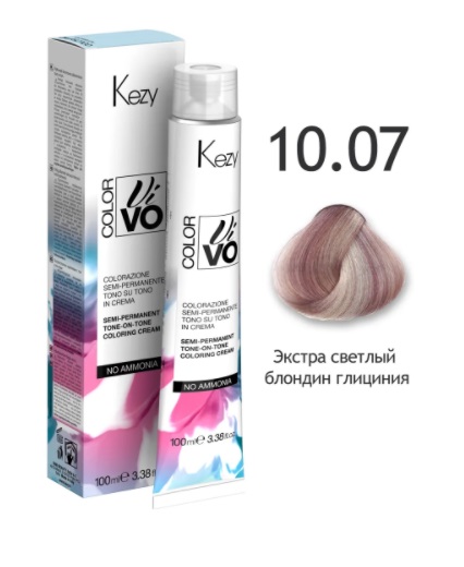 Kezy Color Vivo NO AMMONIA Крем-краска 10.07 (100 мл)