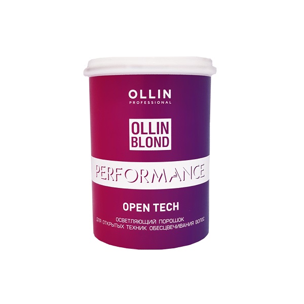 OLLIN BLOND PERFORMANCE Open Tech Осветляющий порошок для открытых техник 500гр (771959)