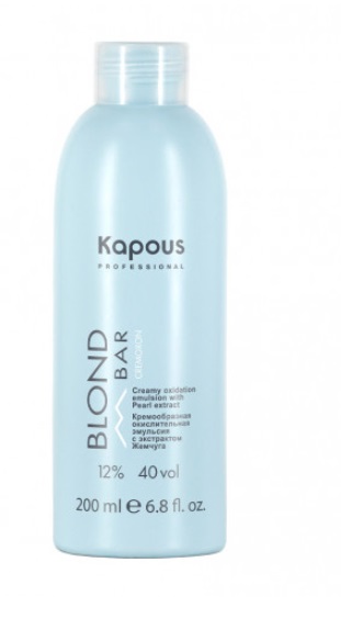 Kapous " Blond Bar" «Blond Cremoxon» Кремообразная окислительная эмульсия 12% (200 мл) Арт.2473
