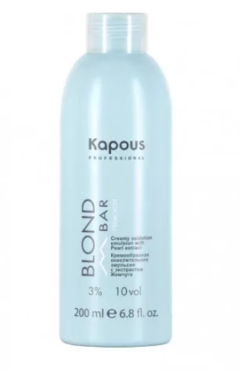 Kapous " Blond Bar" «Blond Cremoxon» Кремообразная окислительная эмульсия 3% (200 мл) Арт.2470