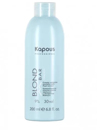 Kapous " Blond Bar" «Blond Cremoxon» Кремообразная окислительная эмульсия 9% (200 мл) Арт.2472