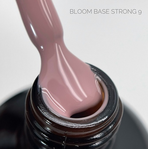 Bloom  БАЗА СТРОНГ жесткая (оттенок 9) Чайная роза (30 мл)