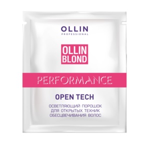 OLLIN BLOND PERFORMANCE Open Tech Осветляющий порошок для открытых техник 30гр (771966)