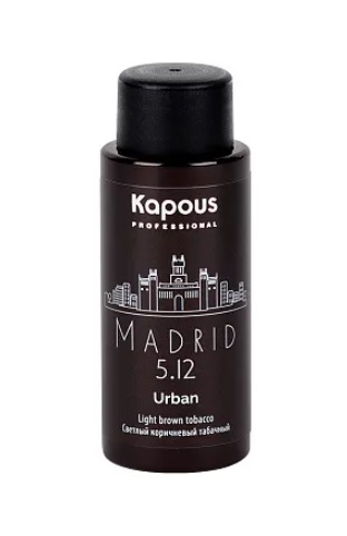 Kapous Краситель полуперманентный жидкий "Urban" 5.12 (60 мл) Мадрид