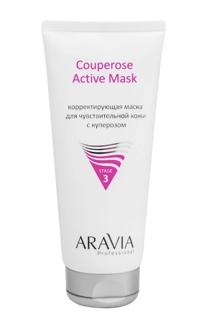 Aravia Professional Маска Корректирующая для чувствит.кожи с куперозом 200 мл (6218)