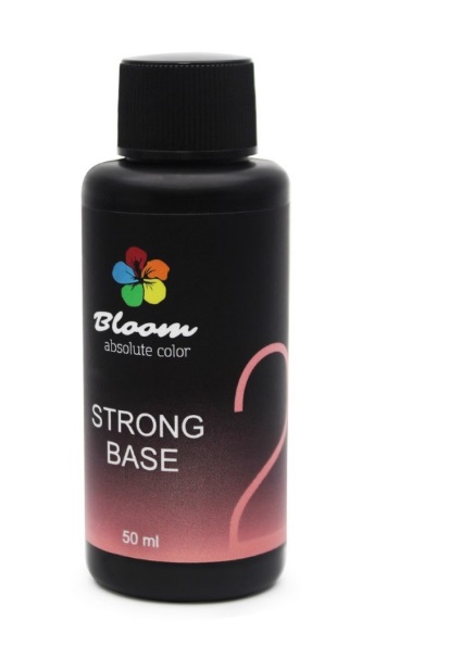 Bloom  БАЗА СТРОНГ жесткая (оттенок 2) Теплый розовый (50 мл)