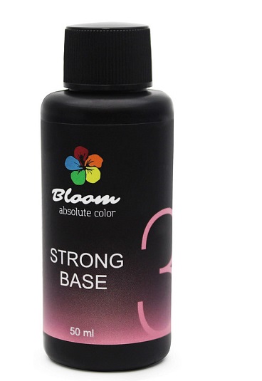 Bloom  БАЗА СТРОНГ жесткая (оттенок 3) Светлый розовый (50 мл)