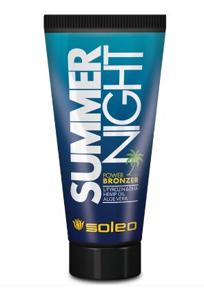 SOLEO SUMMER NIGHT Интенсивный крем-бронзатор с пеньковым маслом 150 мл.