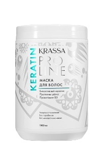 KRASSA Pro Line Keratin Маска для волос с кератином 1000 мл (40439)
