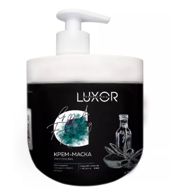 LUXOR Sulfate Free Маска-Крем с коллагеном и маслом чиа (плотность и объем) 1000 мл с дозатором