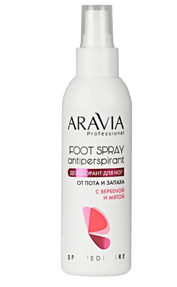 Aravia Professional Дезодорант для ног с вербеной и мятой 150 мл .(4079)