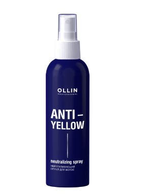 OLLIN ANTI-YELLOW Нейтрализующий спрей для волос 150 мл (772918)
