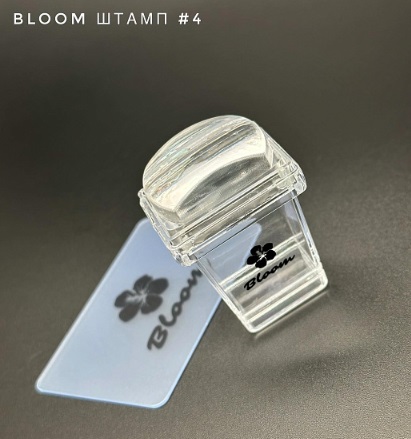 Bloom Штамп №4 (прямоугольный на ножке+пластина)