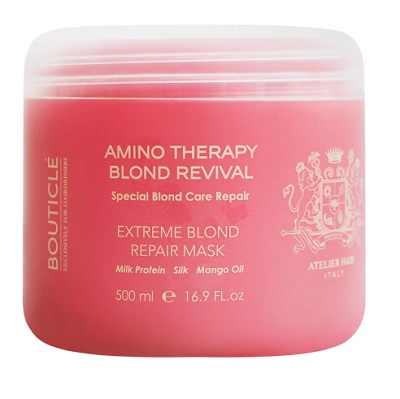 BOUTICLE ATELIER AMINO THERAPY BLOND Маска для экстремально поврежденных волос 500 мл (1525)